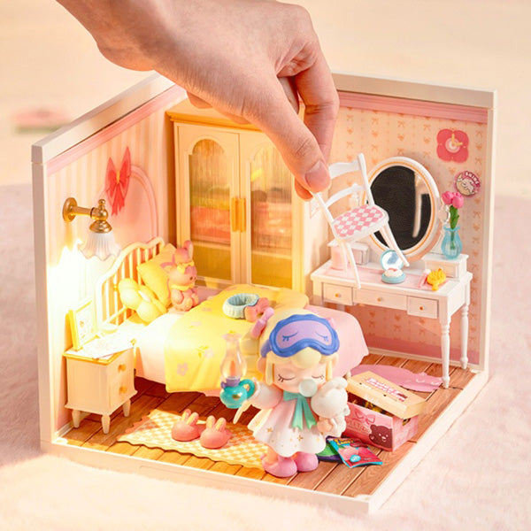 Rolife Lovely Pink Bedroom - Maison Miniature | Moshi Moshi Paris