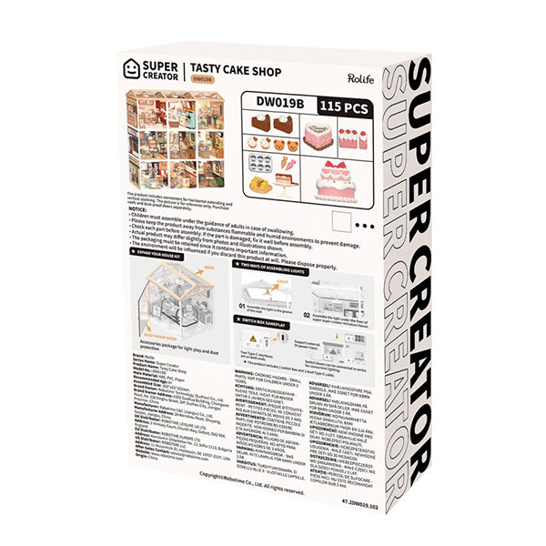 Rolife Tasty Cake Shop - Maison Miniature | Moshi Moshi Paris