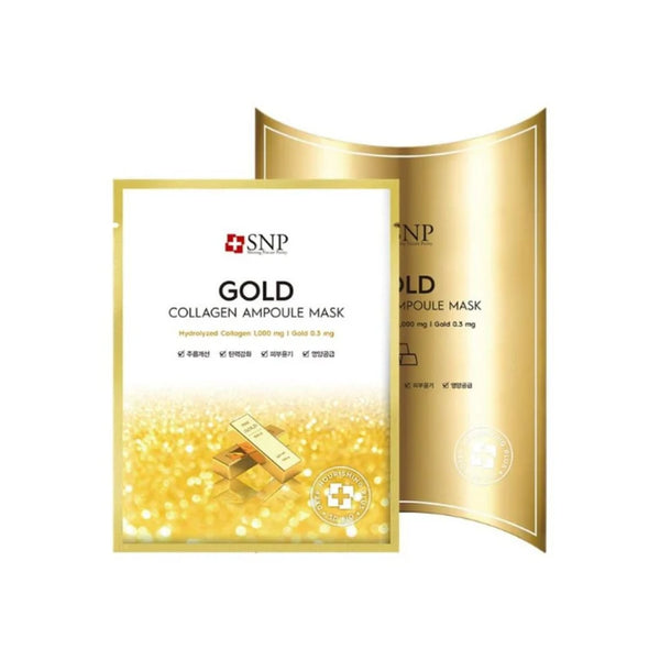 Masque Gold Collagen Ampoule - SNP | Moshi Moshi Paris