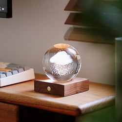 Lampe Amber Crystal - Rain Cloud | Moshi Moshi Boutique Paris