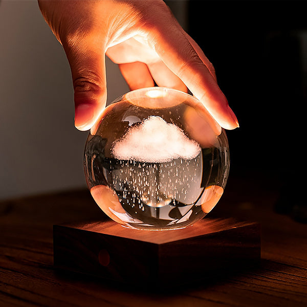 Lampe Amber Crystal - Rain Cloud | Moshi Moshi Boutique Paris