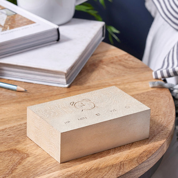 Reveil Click Clock Gingko - Erable Blanc | Moshi Moshi Paris
