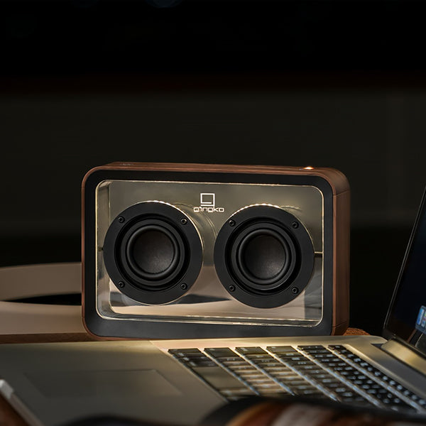 Enceinte Bluetooth Transparente Mage - Gingko | Moshi Moshi Enceinte Bluetooth Transparente Mage - Gingko | Moshi Moshi