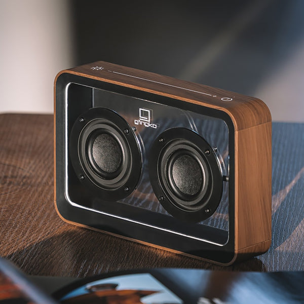 Enceinte Bluetooth Transparente Mage - Gingko | Moshi Moshi Enceinte Bluetooth Transparente Mage - Gingko | Moshi Moshi