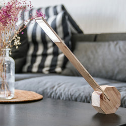 Lampe Octagon Erable Bois - Design et Tactile | Moshi Moshi Paris