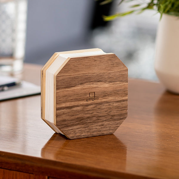 Lampe Accordeon Gingko - Noyer | Moshi Moshi Boutique Paris 1er