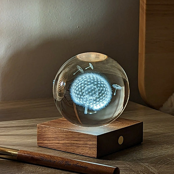 Lampe Amber Crystal - Gingko | Moshi Moshi Boutique Paris 1er