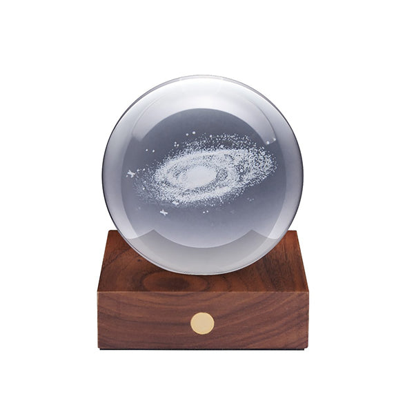 Lampe Amber Crystal - Galaxie, Noyer