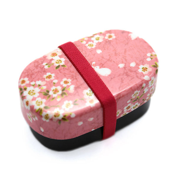 Bento Box Usagi & Sakura Rose - Made in Japan | Moshi Moshi Boutique