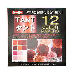 Papier Origami Tant Rouge - Papeterie Japonaise | Moshi Moshi Paris