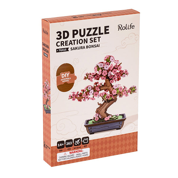 Rolife Sakura Bonsai - 3D Wooden Puzzle | Moshi Moshi Paris