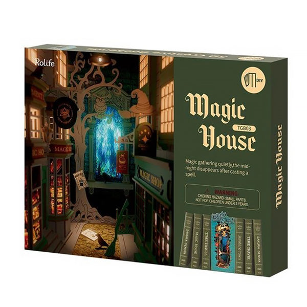 Rolife Magic House - DIY Book Nook, 216 pcs