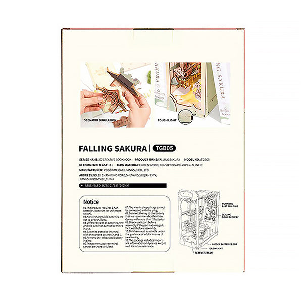 Rolife Falling Sakura - DIY Book Nook, 240 pcs