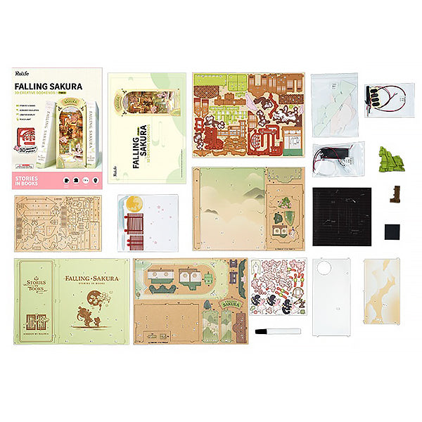 Rolife Falling Sakura - DIY Book Nook | Moshi Moshi Paris