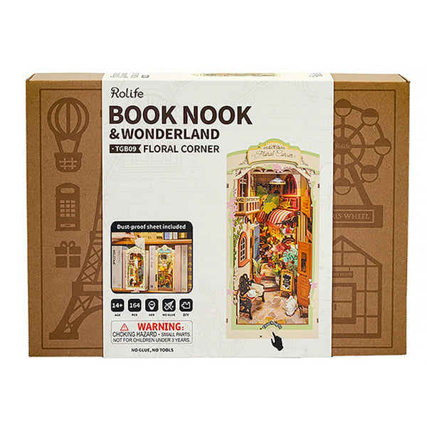 Rolife Floral Corner - DIY Book Nook | Moshi Moshi Paris