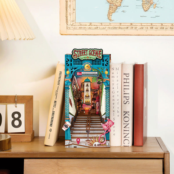Rolife Street Scene - Diy Book Nook | Moshi Moshi Paris Boutique