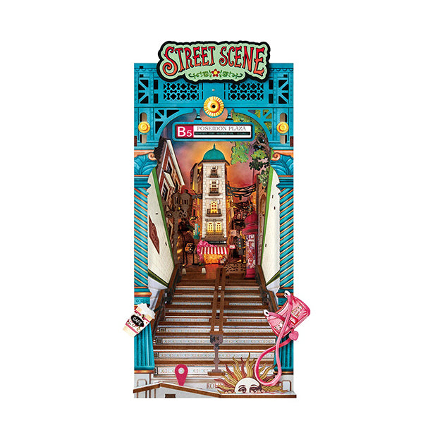 Rolife Street Scene - Diy Book Nook | Moshi Moshi Paris Boutique