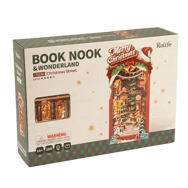 Rolife Christmas Street - Diy Book Nook | Moshi Moshi Paris