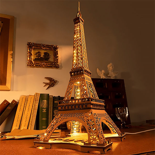Rolife Night Of The Eiffel Towel - 3D Wooden Puzzle | Moshi Moshi