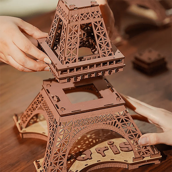 Rolife Night Of The Eiffel Towel - 3D Wooden Puzzle | Moshi Moshi