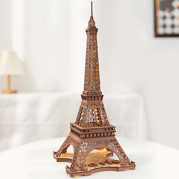 Rolife Night Of The Eiffel Towel - 3D Wooden Puzzle | Moshi Moshi