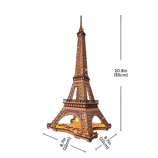 Rolife Night Of The Eiffel Towel - 3D Wooden Puzzle | Moshi Moshi