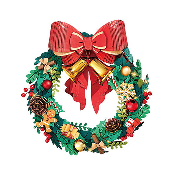 Rolife Christmas Wreath - 3D Wooden Puzzle | Moshi Moshi Paris
