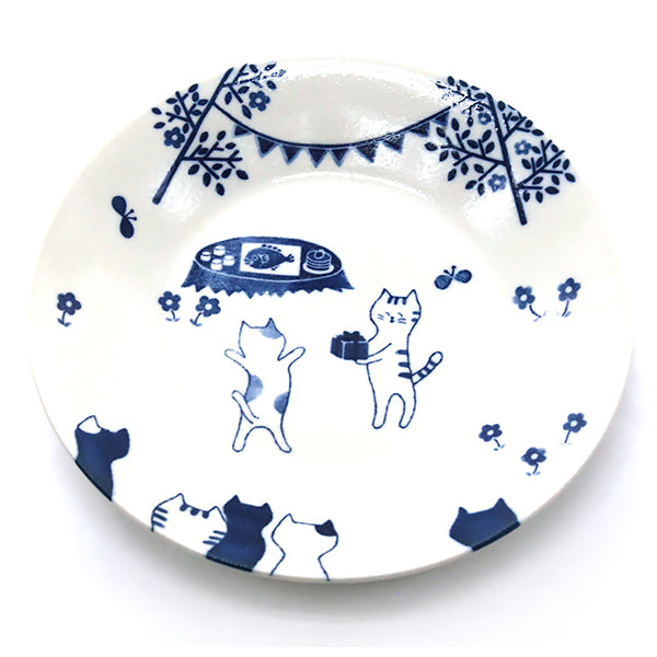 Assiette Chat - Party Time - Made in Japan | Moshi Moshi Boutique 