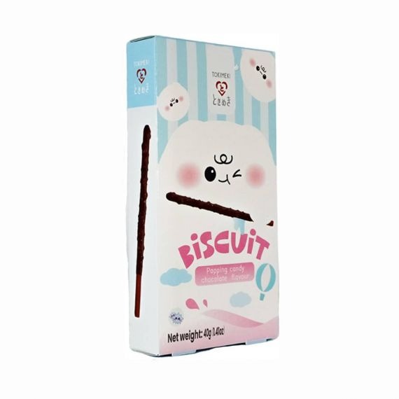 Tokimeki Biscuit Stick - Popping Candy Chocolat | Moshi Moshi Paris
