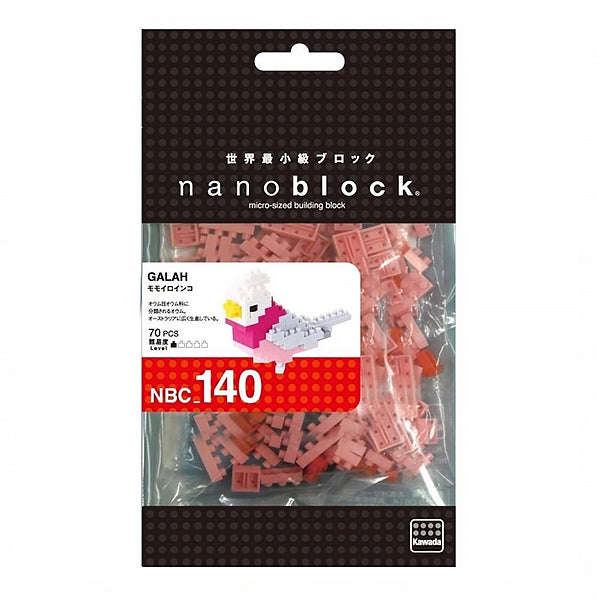 Nanoblock Cacatoès Rosalbin - NBC_140 | Moshi Moshi Boutique Paris
