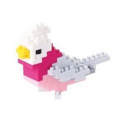 Nanoblock Cacatoès Rosalbin - NBC_140 | Moshi Moshi Boutique Paris