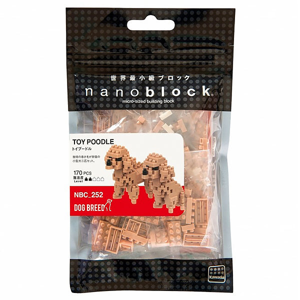 Nanoblock Caniche, Toy Poddle , NBC_252 | Moshi Moshi Paris