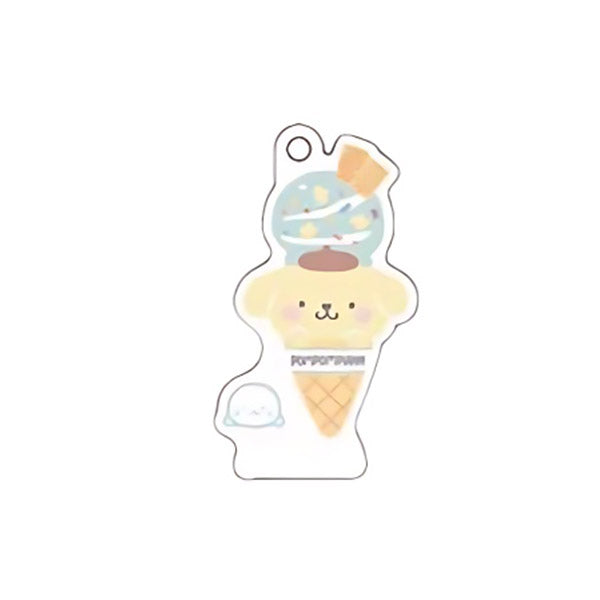 Porte Clef Pompom Purin Ice Cream - Sanrio Official | Moshi Moshi
