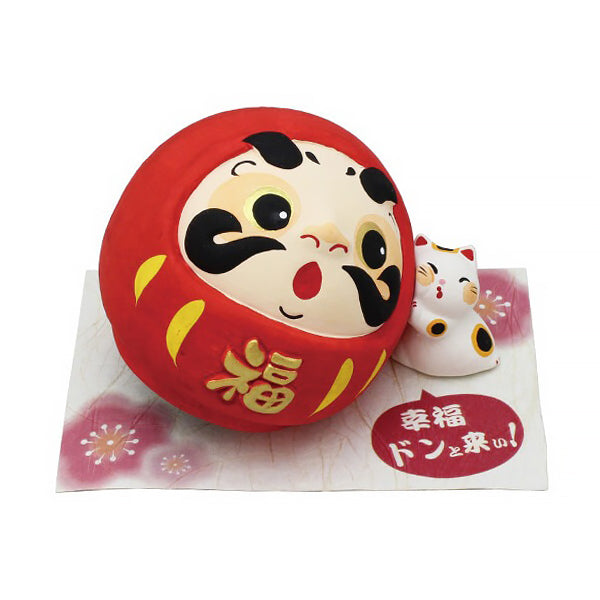 Tirelire Daruma & Chat - Porte Bonheur | Moshi Moshi Paris