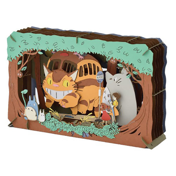 Paper Theater Totoro Chat Bus - Ghibli Officiel | Moshi Moshi Paris