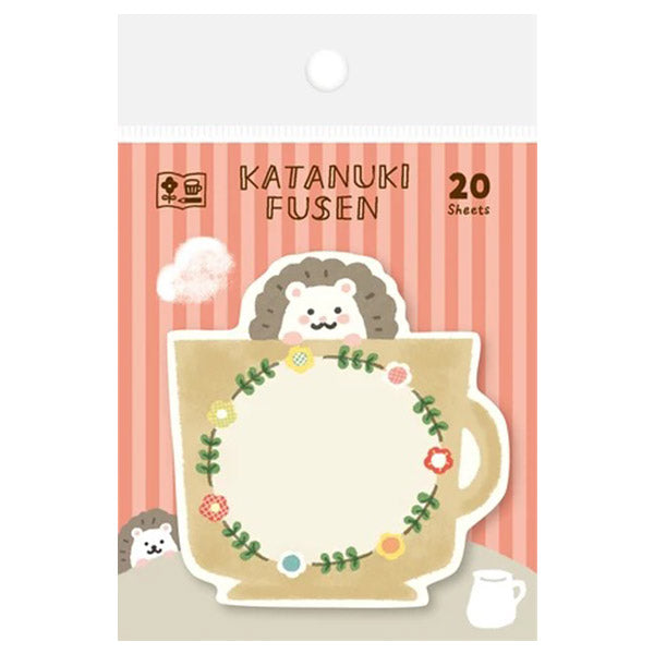 Mémo Marque Page - Hérisson Cup | Moshi Moshi Papeterie Japonaise