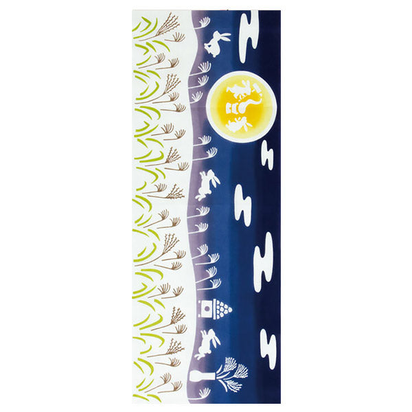 Tenugui Lapin - Usagi Spring | Moshi Moshi Boutique Japonaise 