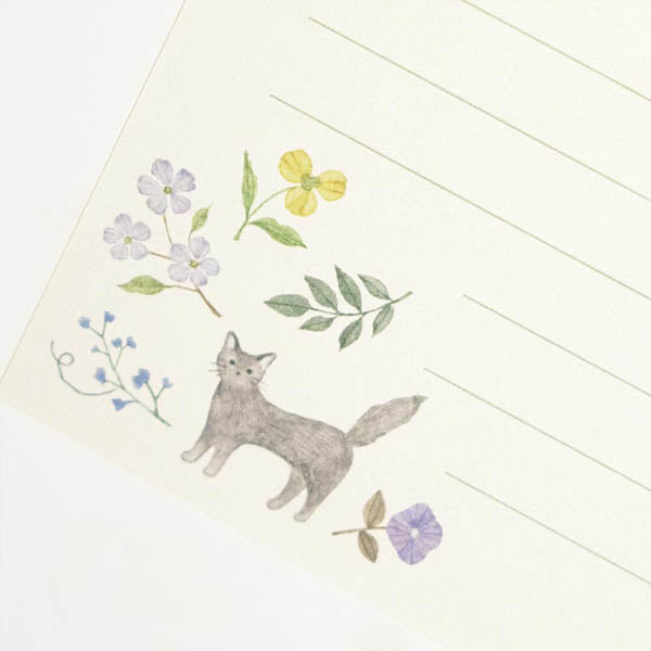 Papier Lettre & Enveloppe Japonais Kawaii - Chat | Moshi Moshi Paris