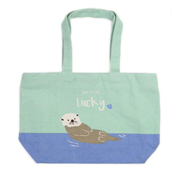 Tote Bag Loutre - Swimming | Moshi Moshi Paris Japan