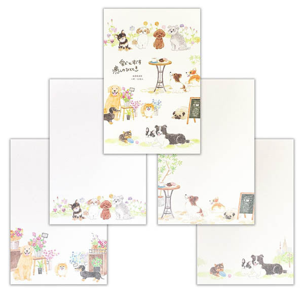 Carnet Papier Lettre Korobi - Adorable Dogs | Moshi Moshi Paris