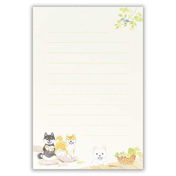 Carte Postale Korobi - Shiba Inu | Moshi Moshi Papeterie Kawaii