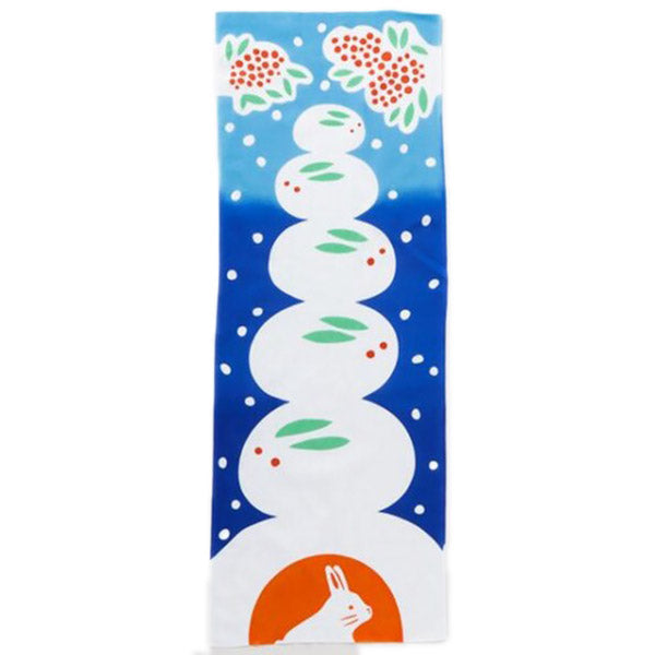 Tenugui Lapin Alpine Hare - Déco Japonaise | Moshi Moshi Paris