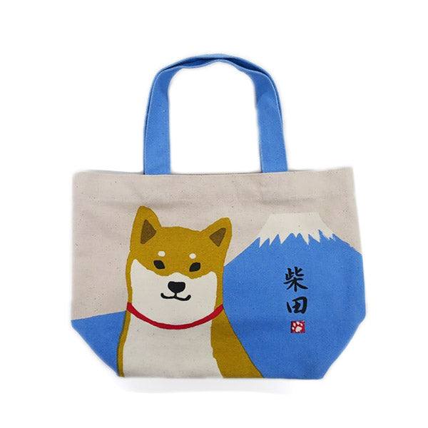 Mini Tote Bag Shiba Inu - Mont Fuji | Moshi Moshi Paris Japan