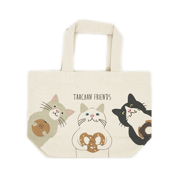 Mini Tote Bag Chat - Taachan Friends | Moshi Moshi Paris Japan