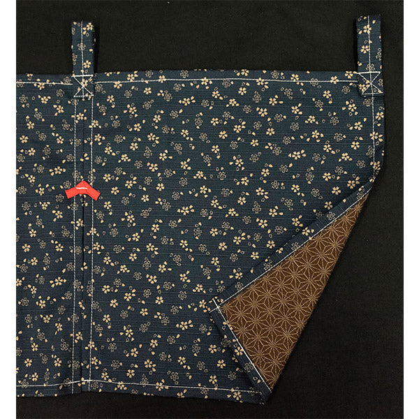 Noren Sakura Navy - Décoration Comptoir | Moshi Moshi Paris Japan