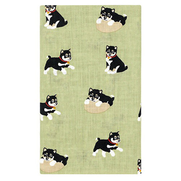 Tenugui Kuro Shiba - Design et Kawaii | Moshi Moshi Paris Japan