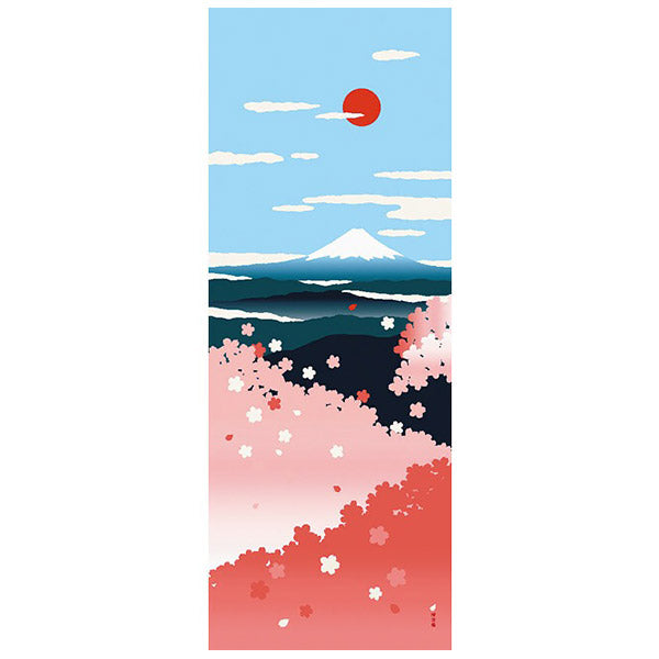 Tenugui Sakura Fuji San - Japan | Moshi Moshi Paris