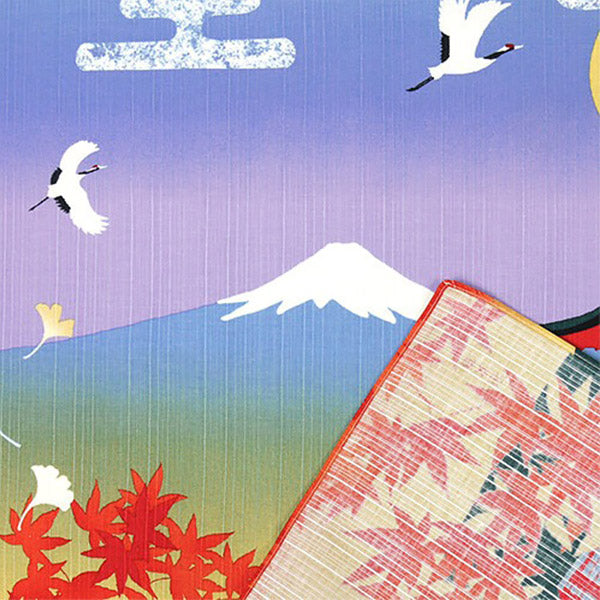 Furoshiki Japon - Autumn Five Story Pagoda Fuji | Moshi Moshi Paris