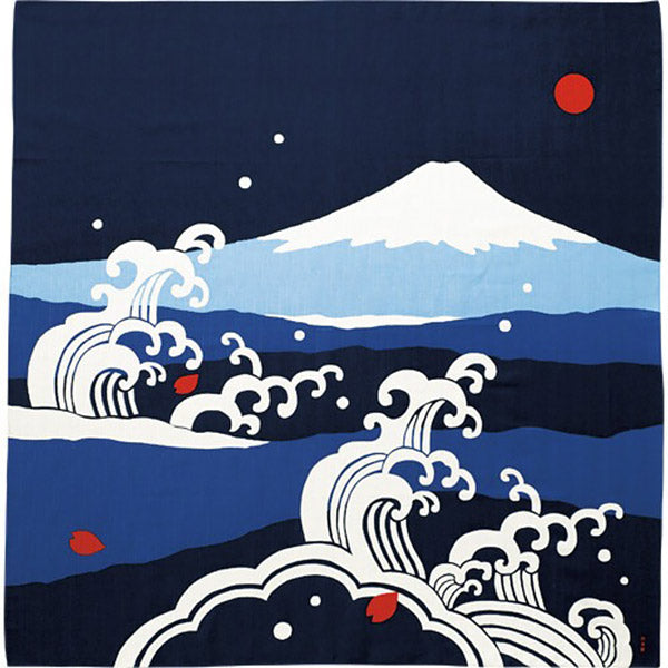 Furoshiki Mont Fuji & Big Waves - Déco Japonaise | Moshi Moshi Paris