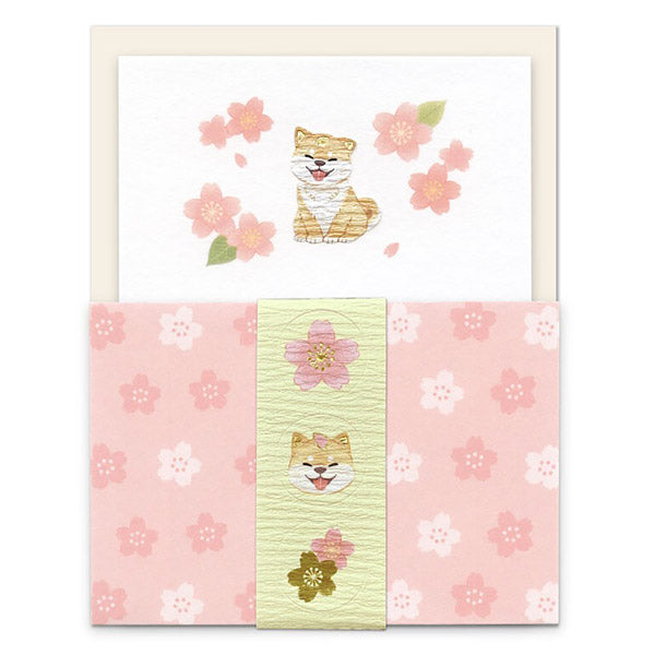 Mini Papier Lettre & Enveloppe - Sakura Shiba | Moshi Moshi Paris